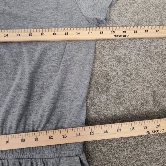 LC Waikiki Women's Short Sleeve Maxi Dress in Silver Gray Size EU 40 Casual - Picture 7 of 12